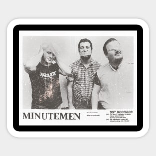 Minutemen Vintage Sticker